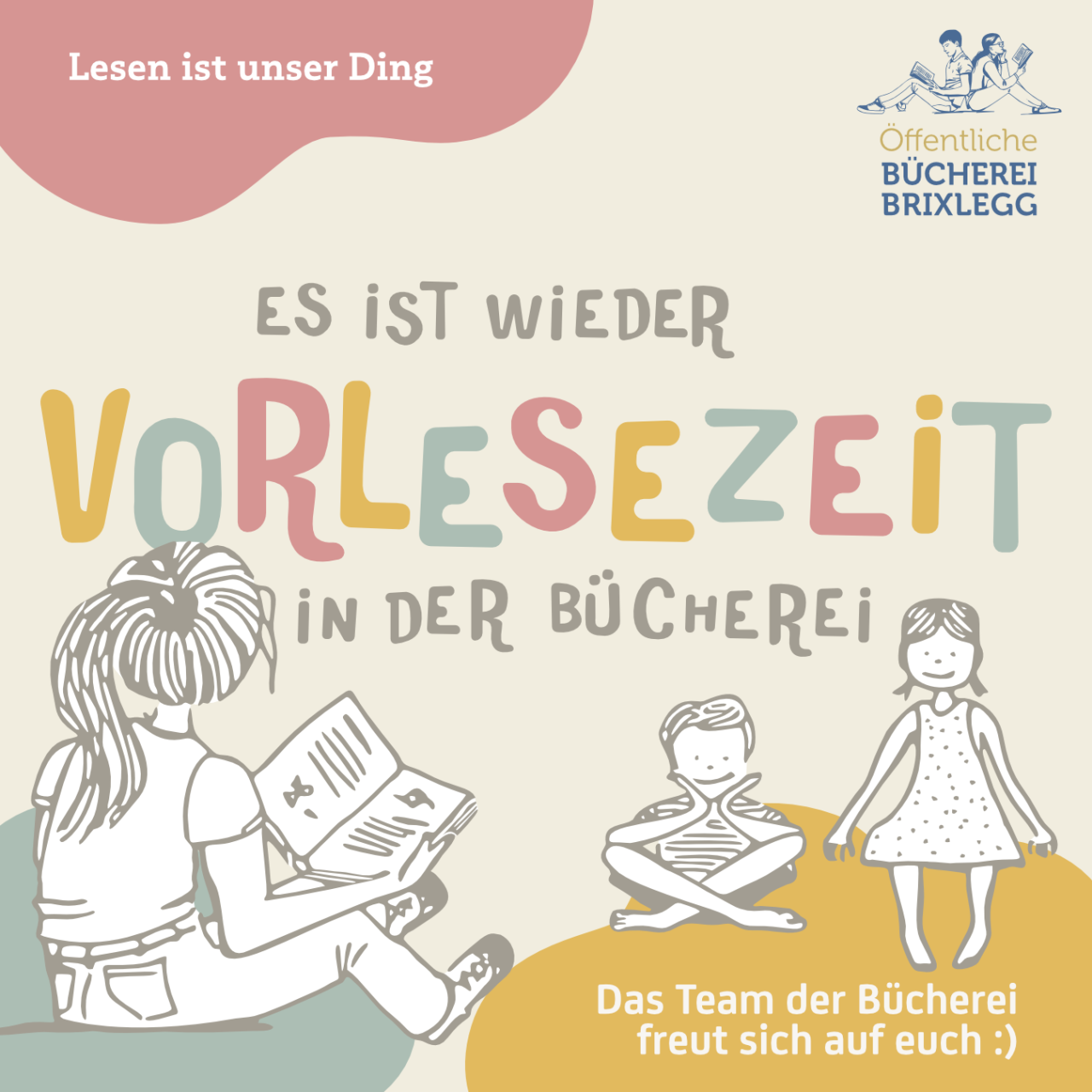 Es ist wieder Vorlesezeit in der Bücherei
