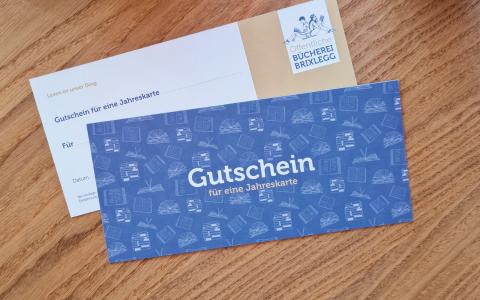 Gutscheinkarte Bücherei Brixlegg
